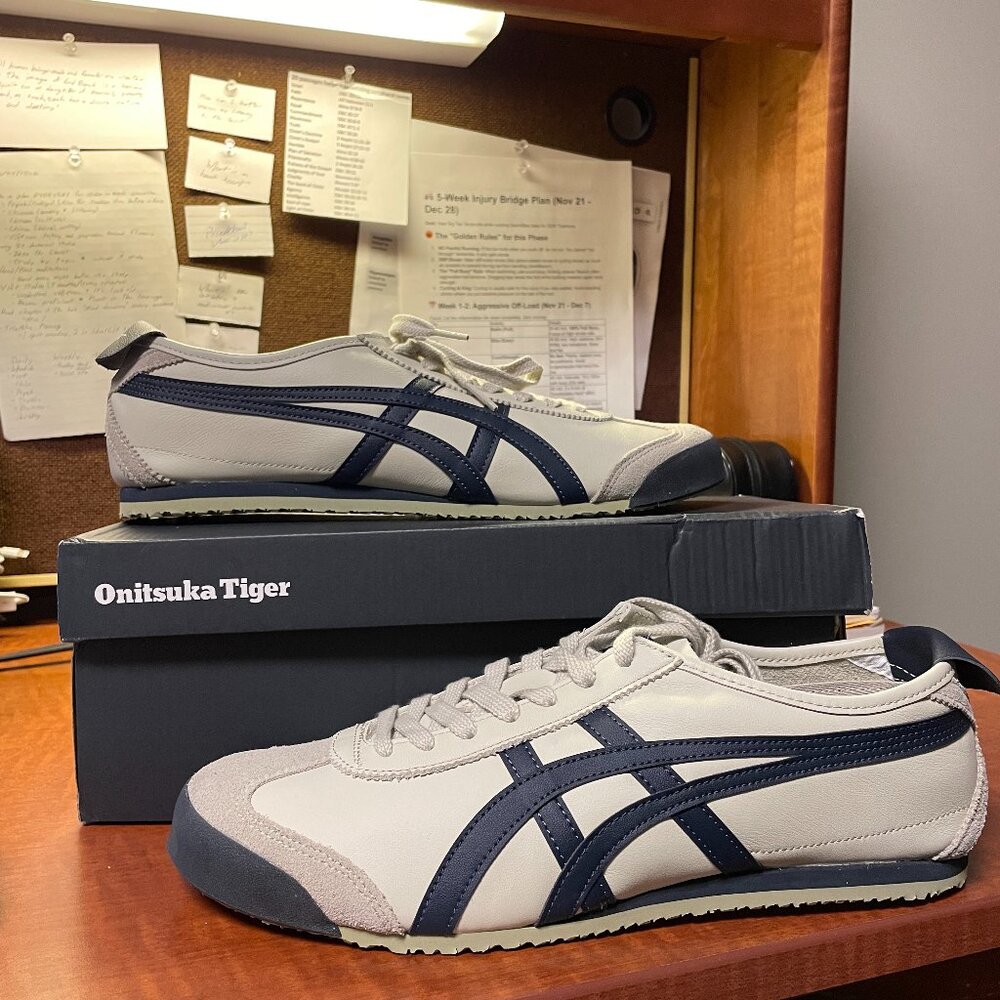 Onitsuka Tiger Mexico 66 Birch Peacoat Navy 1183C102-200 - Size 11.5 - NEW